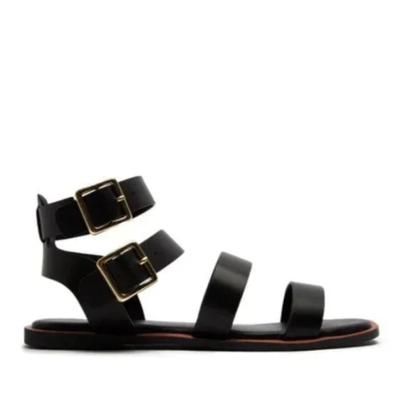 !! NEW !! Strappy Gladiator Sandals in Black - Picture 5 of 12